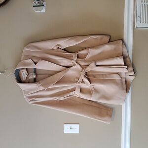 L’atiste By Amy Belted Blazer Romper In Bush Size M NWOT'S